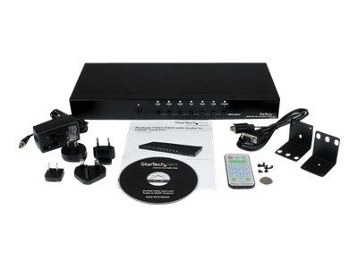 StarTech.com Multiple Video Input with Audio to HDMI Scaler Switcher - HDMI / VGA / Component
