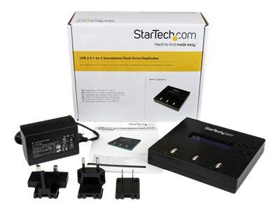 StarTech.com 1:2 Standalone USB 2.0 Flash Drive Duplicator and Eraser