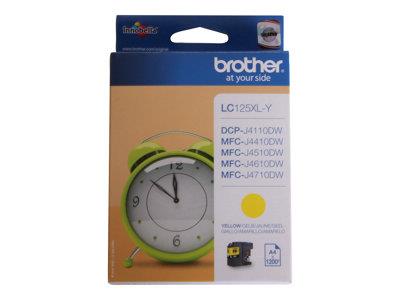 Brother LC125XLY Yellow Ink Cartridge