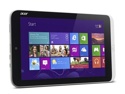 Acer Iconia W3 8" Atom Z2760 64GB SSD 2GB Memory Win8 32-bit