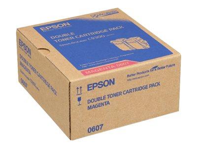 Epson AL-C9300N Double Pack Toner Cartridge Magenta 7.5k x2