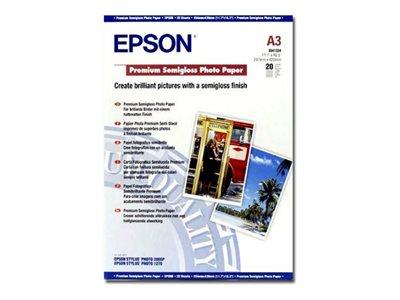 Epson Premium Semi-Gloss Photo A3 20 Pack
