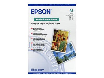 Epson Archival Matte Paper A3 50 Sheets