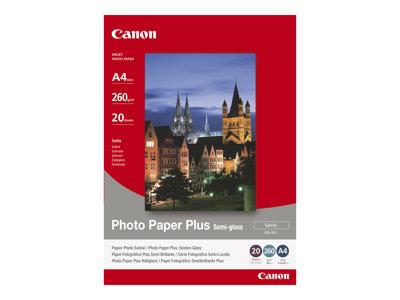 Canon Photo Paper Plus SG-201 - Semi-gloss satin - 101.6 x 152.4 mm - 260 g/m2 - 50 sheets