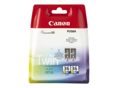 Canon CLI-36 Twinpack Colour Inks