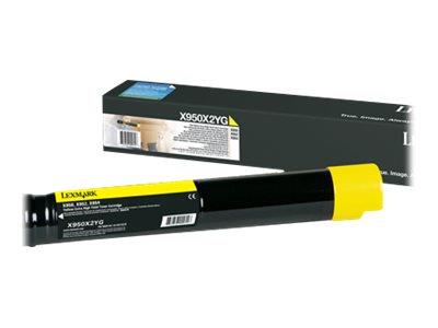 Lexmark X950 Yellow Extra High Yield Cartridge