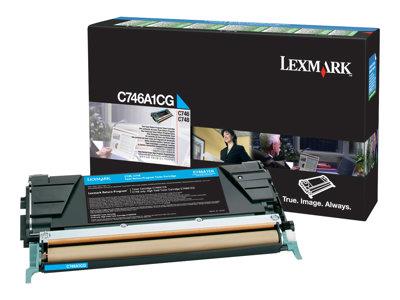 Lexmark C746/748 Cyan Return Program Toner