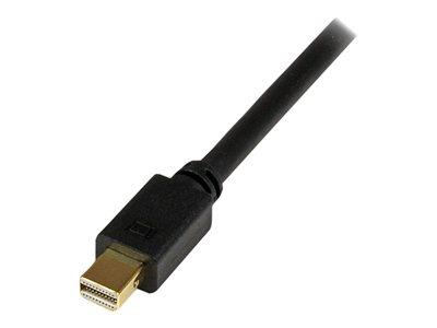 StarTech.com 3 ft Mini DisplayPort to DVI Adapter Converter Cable – Mini DP to DVI 1920x1200 - Black