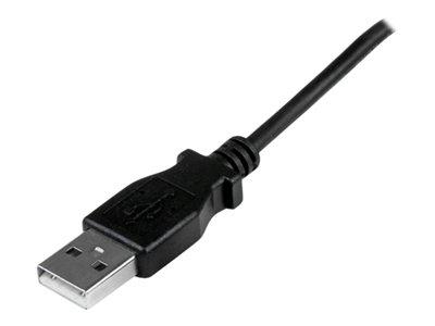 StarTech.com 1m Micro USB Cable - A to Up Angle Micro B