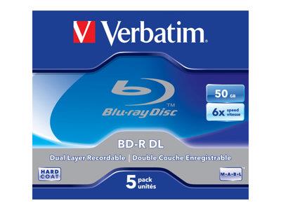 Verbatim BD-R DL 50GB 6X 5 pack