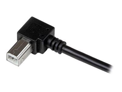 StarTech.com 2m USB 2.0 A to Right Angle B Cable - M/M
