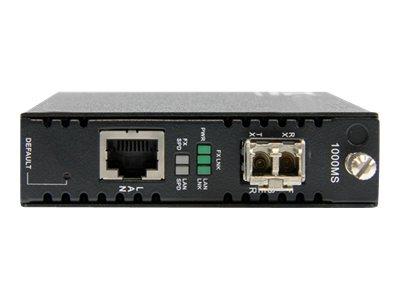 StarTech.com OAM Managed Gigabit Ethernet Fiber Media Converter - MM LC 550m - 802.3ah Compliant