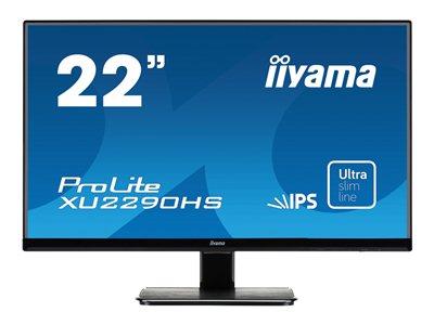 iiyama ProLite XU2290HS-B1 22" 1920x1080 5ms VGA DVI-D HDMI LED Black Monitor with Speakers