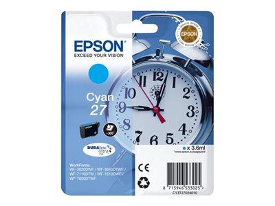 Epson 27 Cyan Durabrite Ultra Ink