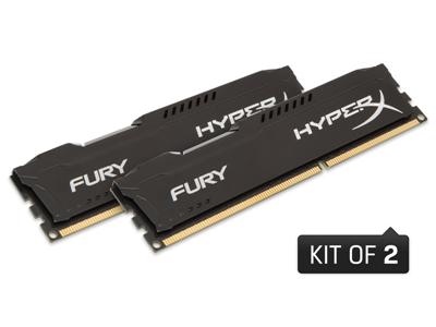 HyperX FURY Black 16GB (8GBx2) DDR3 1866MHz CL10 DIMM Memory