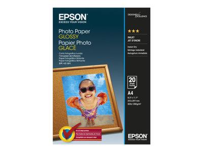 Epson A4 Glossy Photo Paper 20 Sheets