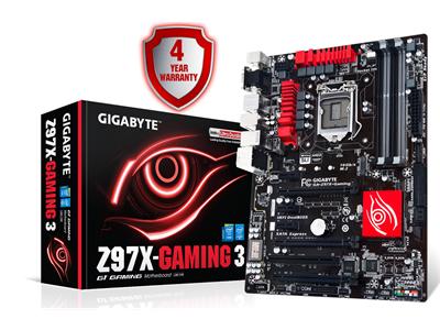 Gigabyte Z97X-GAMING-3 S1150 Intel Z97 4xDDR3 6xUSB3.0 8xUSB2.0 ATX
