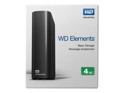 WD 4TB Elements USB 3.0 3.5" Desktop Hard Drive