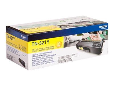 Brother TN-321Y Yellow Toner Cartridge 1.5k Yield