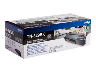 Brother TN-329BK Black Toner Cartridge 6k Yield