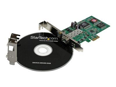StarTech.com PCI Express Gigabit Ethernet Fiber Network Card w/ Open SFP - PCIe SFP Network NIC
