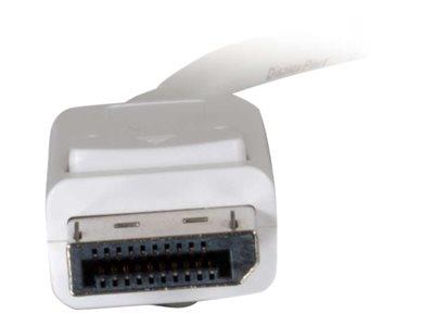 C2G 1m Mini DisplayPort to DisplayPort Adapter Cable M/M - White