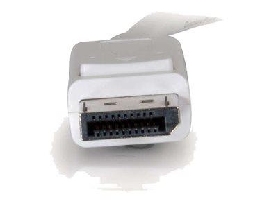 C2G 2m Mini DisplayPort to DisplayPort Adapter Cable M/M - White