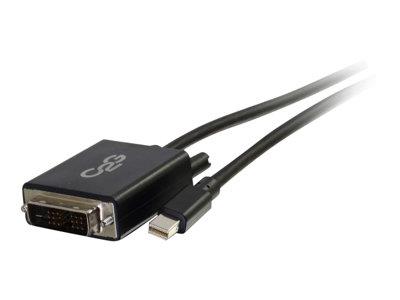 C2G 2m Mini DisplayPort Male to Single Link DVI-D Male Adapter Cable - Black