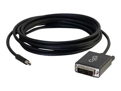 C2G 3m Mini DisplayPort Male to Single Link DVI-D Male Adapter Cable - Black