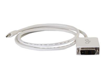 C2G 2m Mini DisplayPort Male to Single Link DVI-D Male Adapter Cable - White