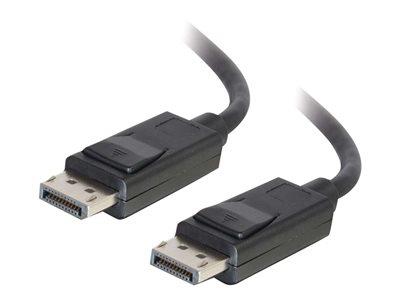 C2G 2m DisplayPort Cable with Latches M/M - Black