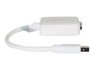 C2G 20cm Mini DisplayPort Male to VGA Female Adapter White