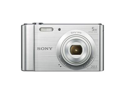 Sony DSC-W800 Compact Digital Camera Silver 20.1 MP 5 x Optical Zoom