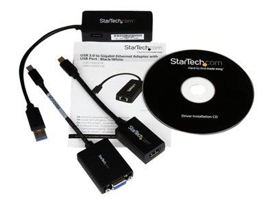 StarTech.com Kit for Surface Pro 4 / 3 - mDP to VGA or HDMI - USB GbE