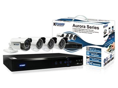 KGUARD Security Aurora Series Combo Kit AR421-CKT001 - DVR + Camera(s)