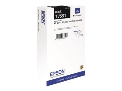 Epson C13T755140 XL Black Ink Cartridge 5k Yield