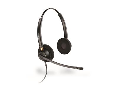 Poly Plantronics EncorePro HW520 Noise Cancelling Duo Corded Headset