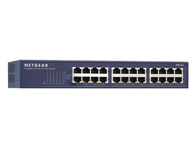 NetGear ProSafe Plus 24-Port Fast Ethernet Unmanaged Switch