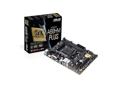 ASUS A68HM-PLUS - motherboard - micro ATX - Socket FM2+ - AMD A68H