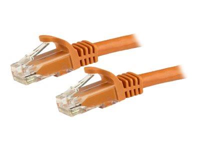 StarTech.com Cat6 patch cable with snagless RJ45 connectors 1M Orange
