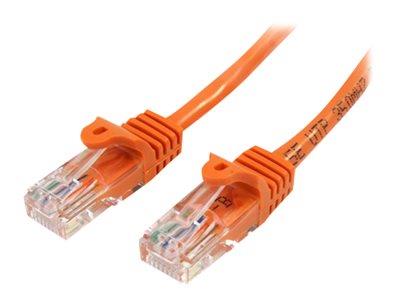 StarTech.com Cat5e Patch Cable with Snagless RJ45 Connectors 1m - Orange