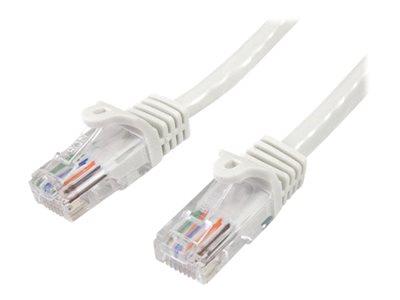 StarTech.com Cat5e Patch Cable with Snagless RJ45 Connectors 1m - White