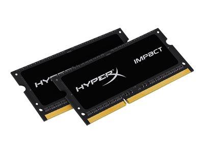 HyperX Impact Black 16GB (2x8GB) DDR3L 1866MHz CL11 SODIMM Memory