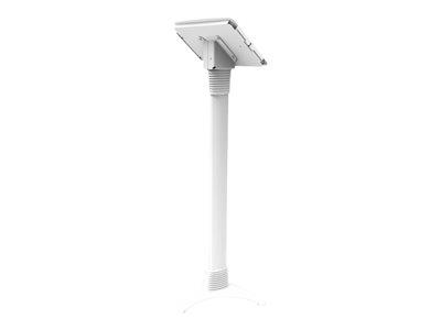 Maclocks iPad Space Kiosk With Adjustable Floor Stand - White