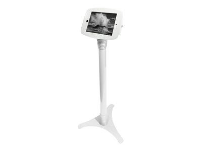 Maclocks iPad Mini Space Kiosk With Adjustable Floor Stand - White