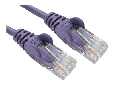 Cables Direct 5 Metre Network Cat5E Patch Lead Moulded Violet B/Q 70