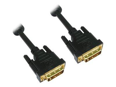 Cables Direct DVI Cable Dual Link  DB-25 (M) DB-25 (M) 1m