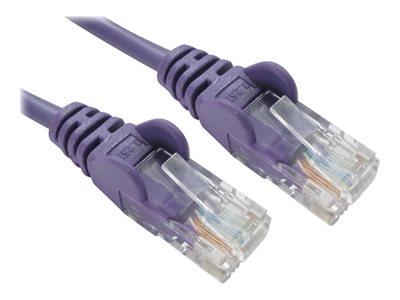 Cables Direct 2m Network 5E Patch Lead - Moulded - Violet - B/Q 150
