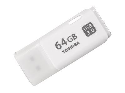 Toshiba 64GB TransMemory USB 3.0 Flash Drive - White