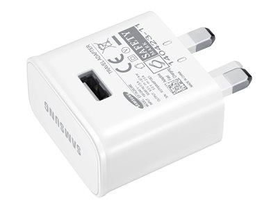 Samsung Galaxy UK Mains Charger with USB Cable - 2 Amp - White